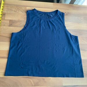 A By Avocado Navy Blue Tank